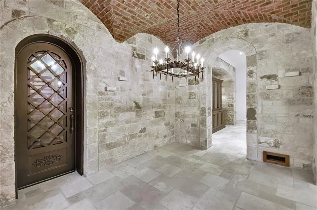 Entrance to the 600 bottle, climate controlled wine cellar Entrance to the 600 bottle, climate controlled wine cellar