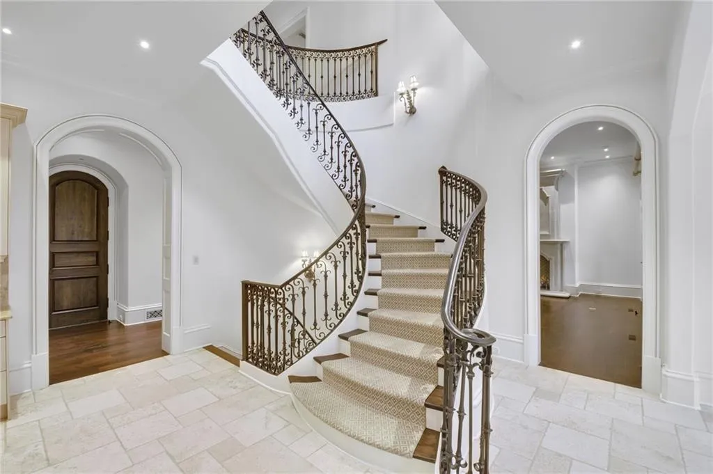 Stairs leading to the second floor Stairs leading to the second floor