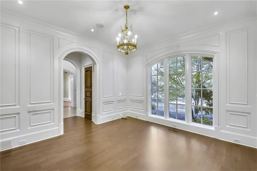 Home office just off the foyer Home office just off the foyer