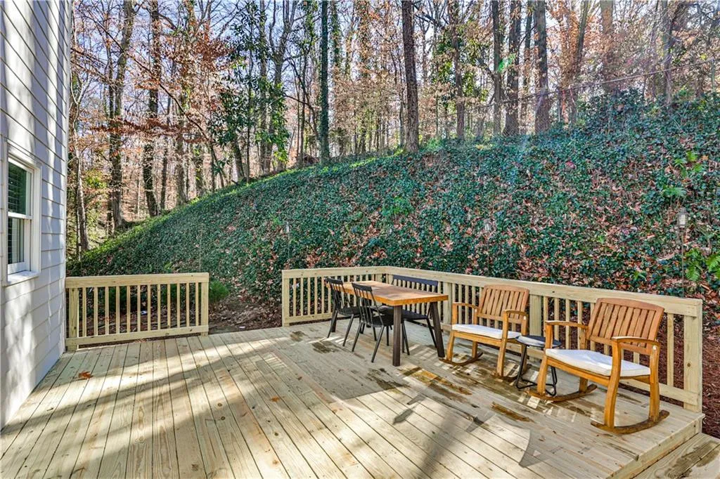 View of deck