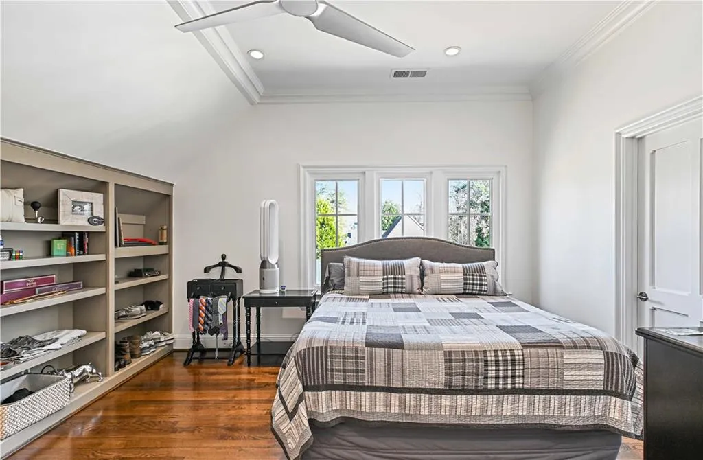 Top floor bedroom