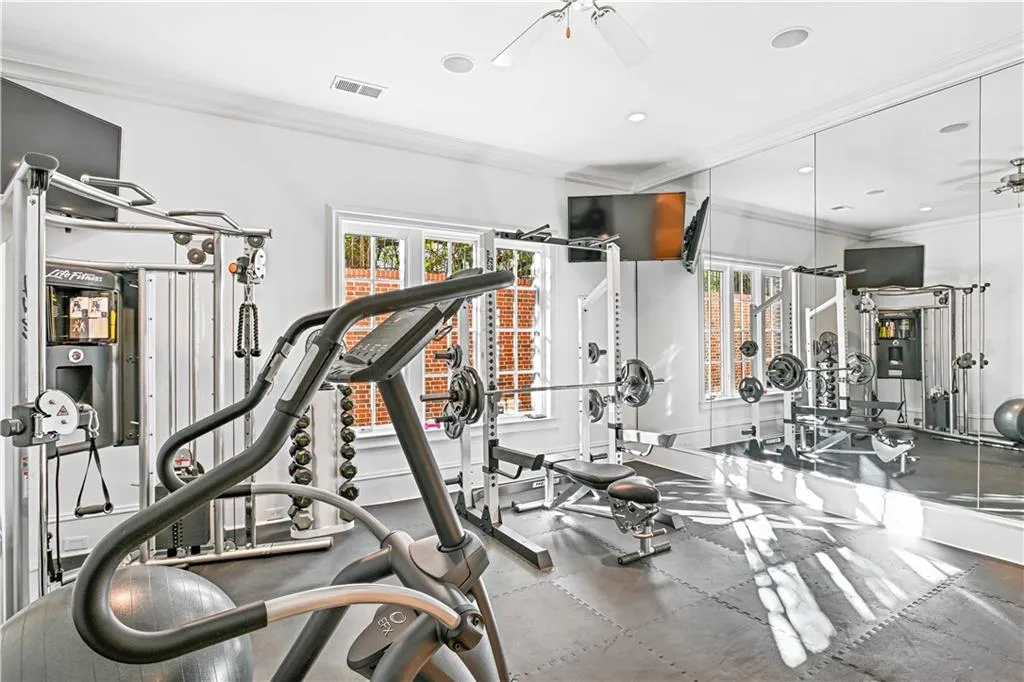 Workout area