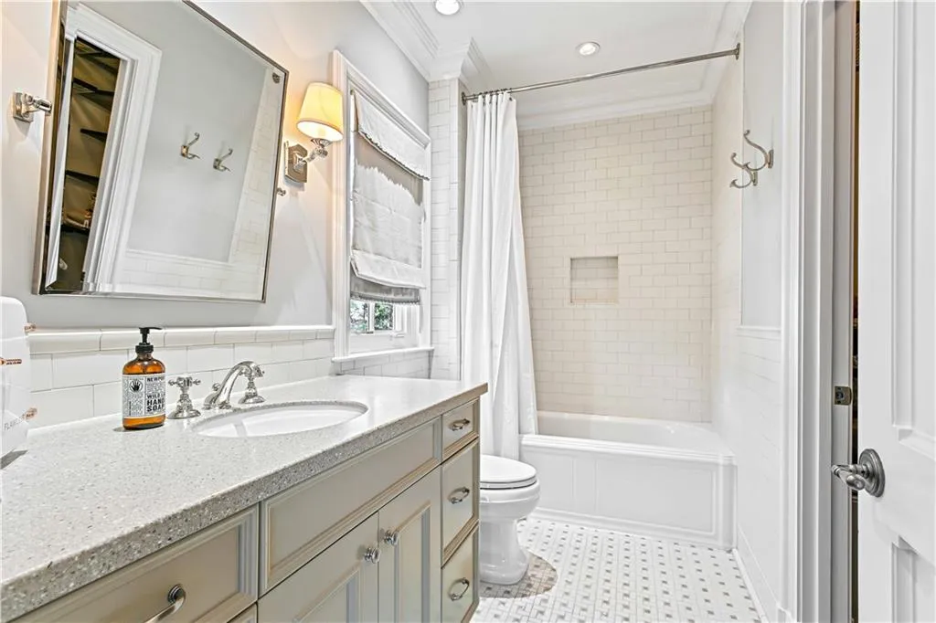 One of the ensuite bathrooms