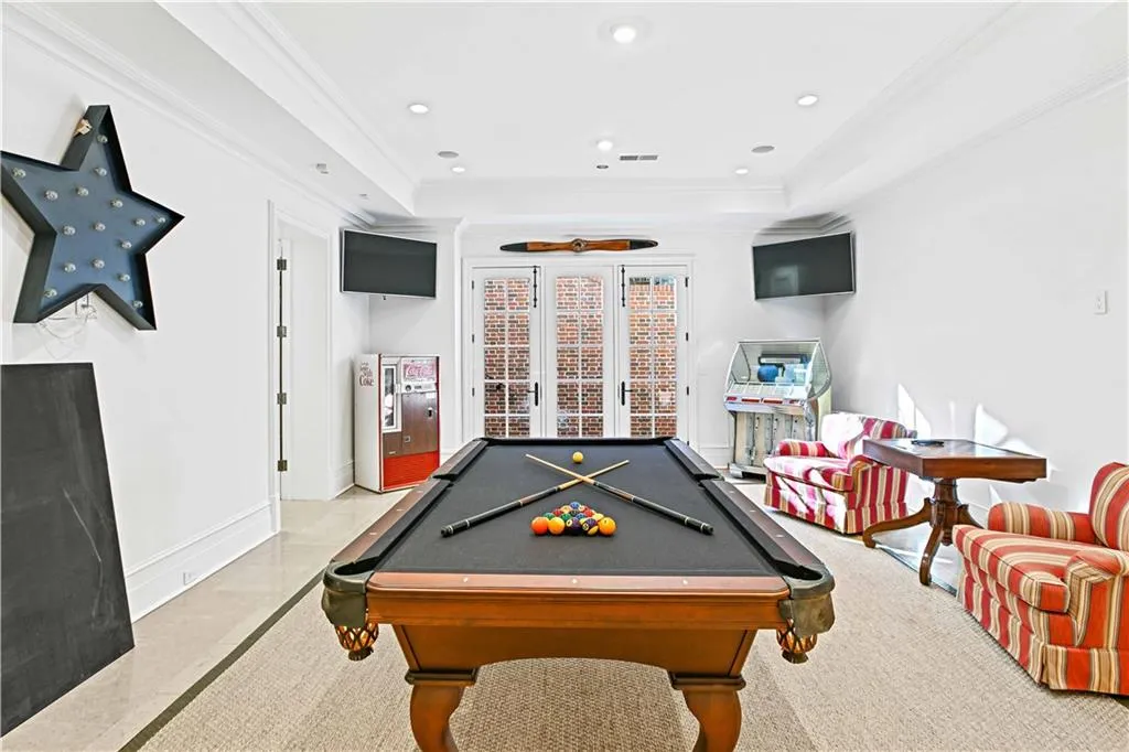 Terrace level game area