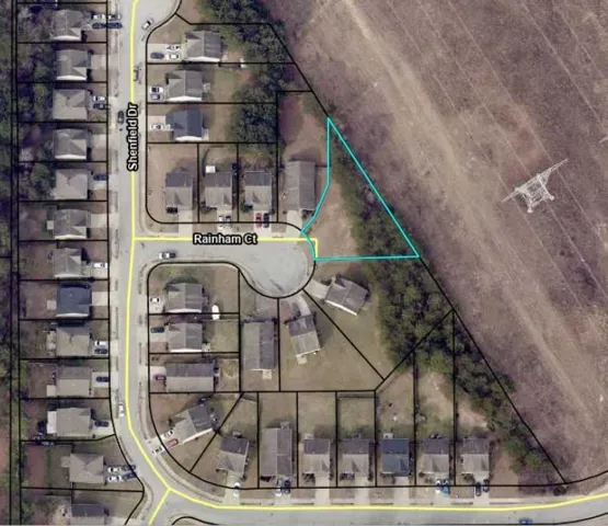 Aerial Survey. Illustrating property boundaries and surrounding land usage