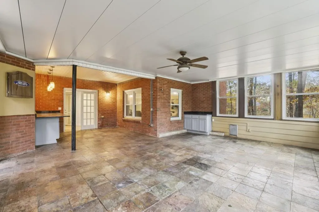 Daylight Terrace Level Sunroom and Bar
