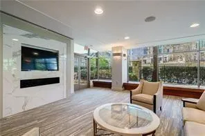 club house entertainment area