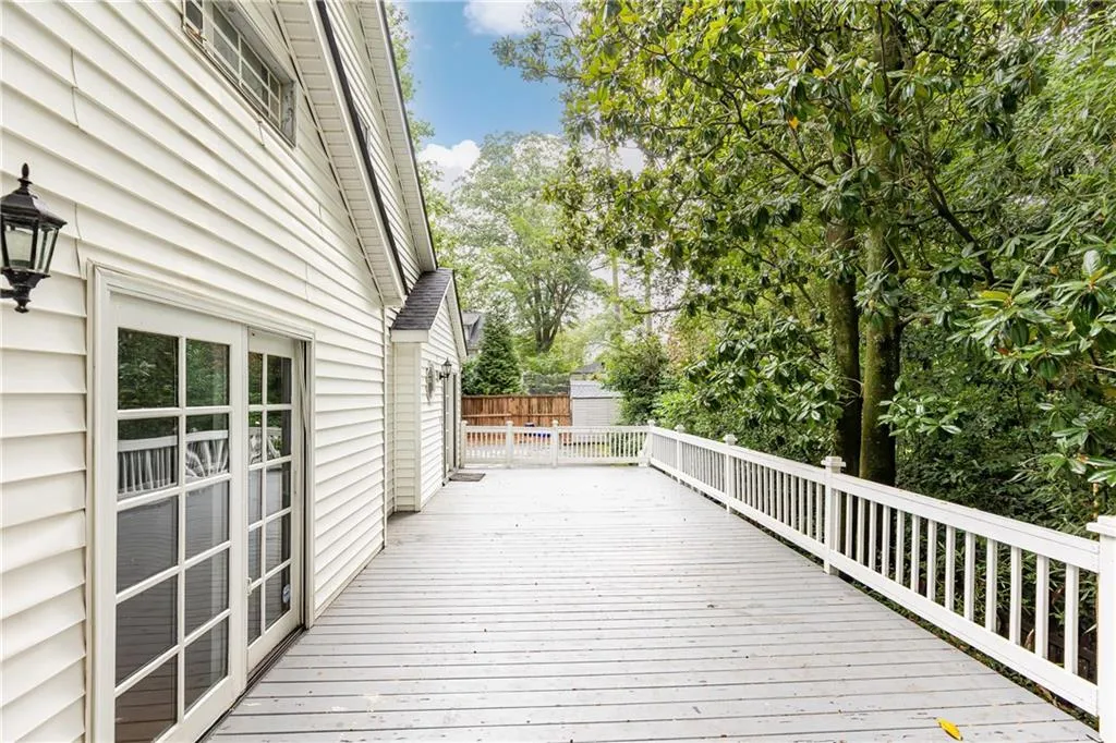 View of deck