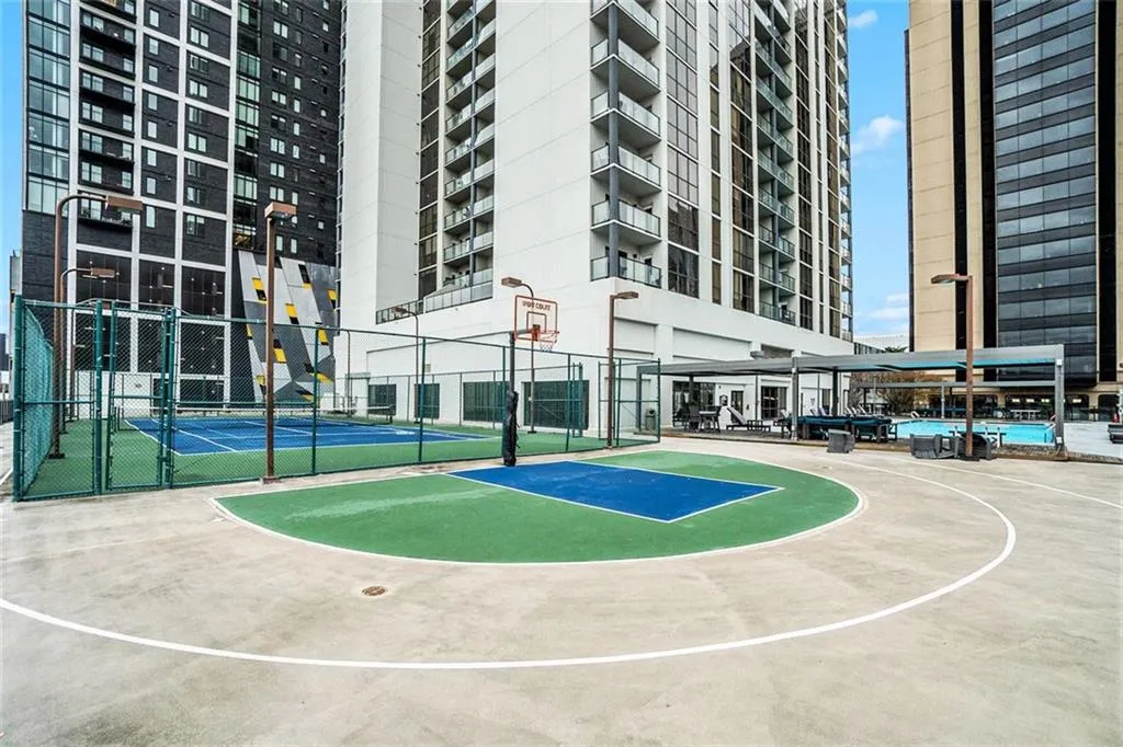 Basketball & Tennis Court