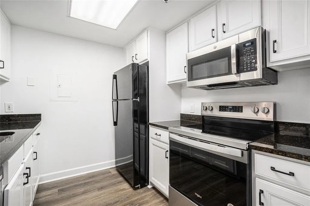 Kitchen with new appliances