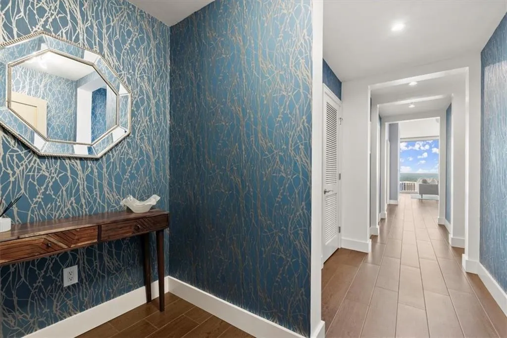 Private Entry Foyer with Large Custom Closet