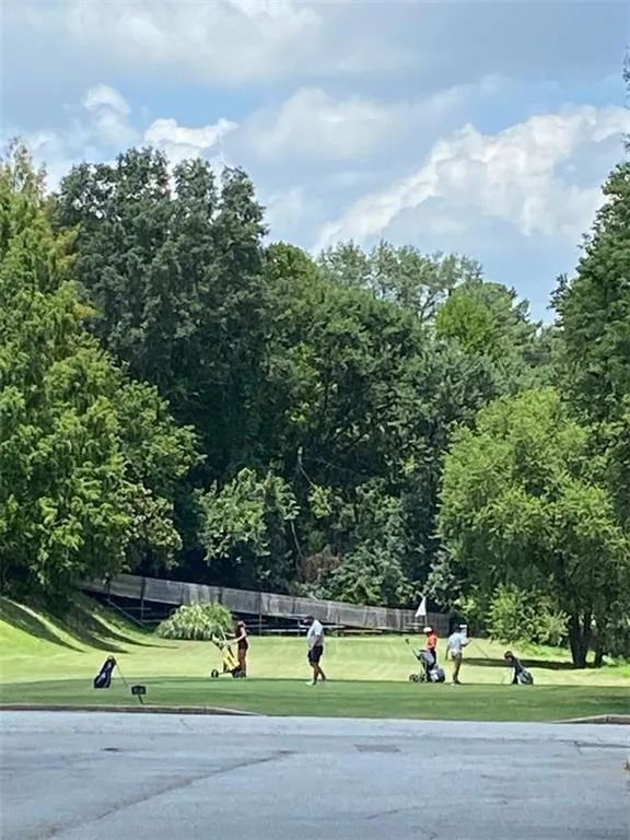 View of community featuring golf course view