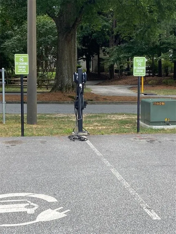 View of vehicle parking