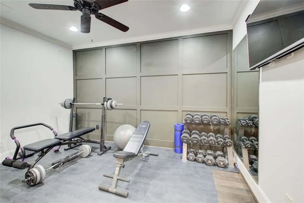 Your terrace level exercise room