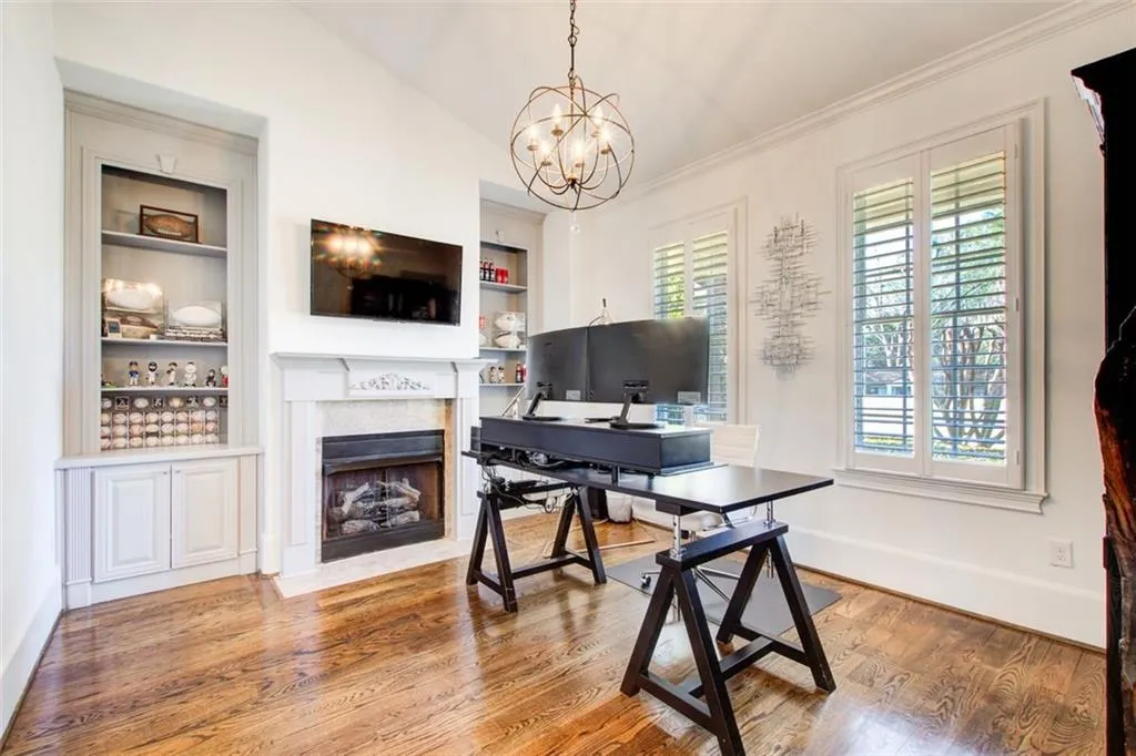 Home office on the main level