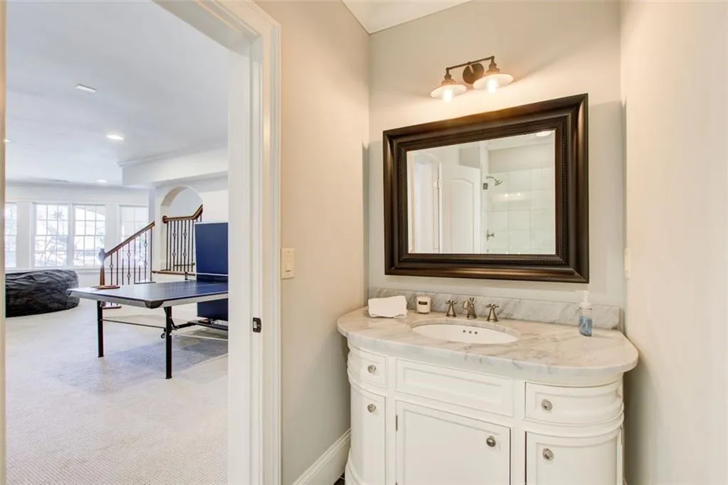 Additional view of terrrace level bathroom