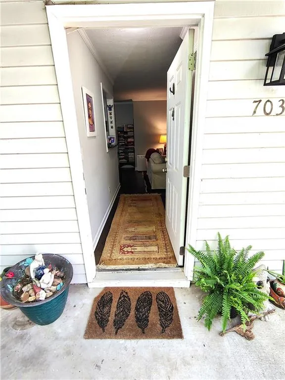 Welcome Home. Level Entry Front Door.