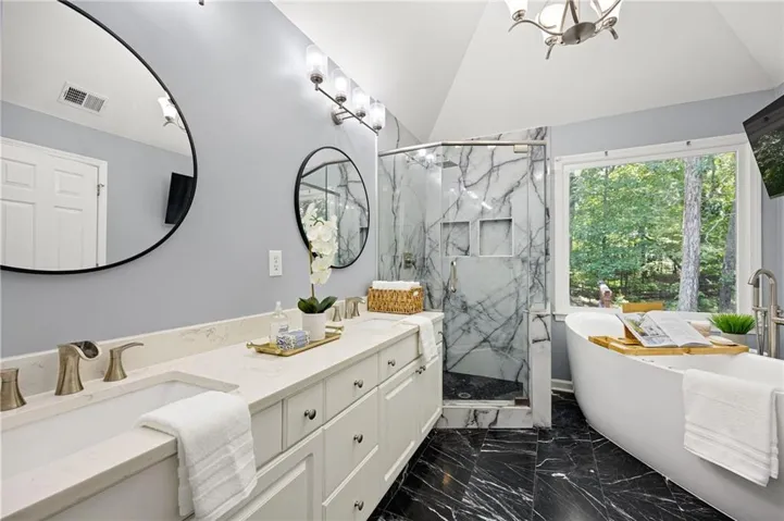 Spa Inspired Primary Suite is a dream