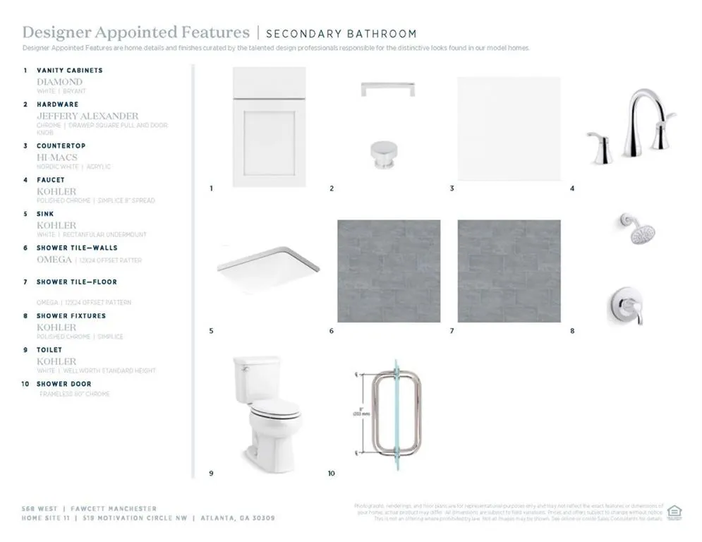 Thoughtful Designer Appointed Collections by Toll Brothers' Design Experts