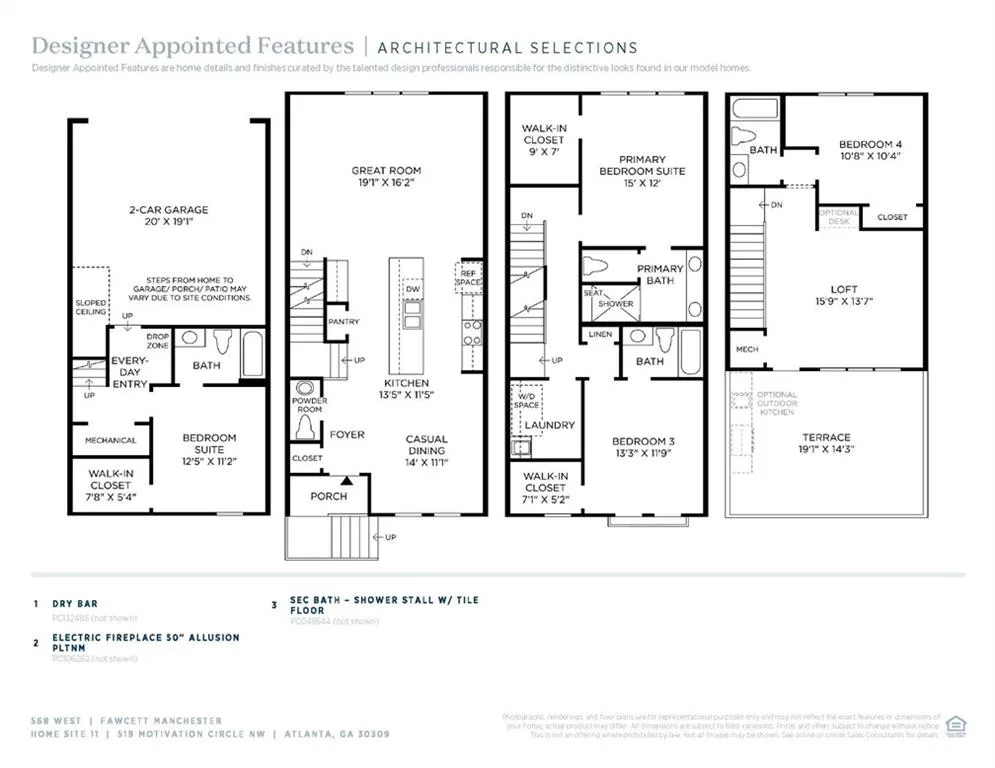 Thoughtful Designer Appointed Collections by Toll Brothers' Design Experts