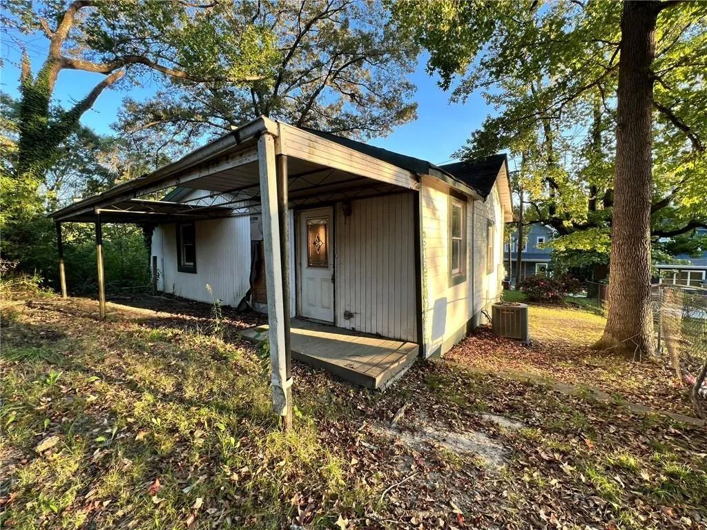 Back of property