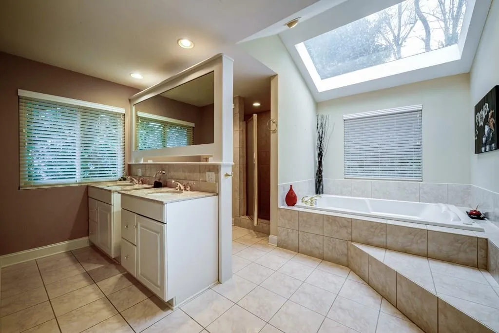 Incredible master bath