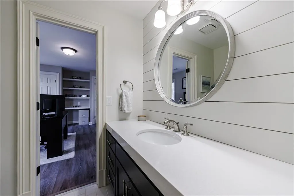 Basement bathroom