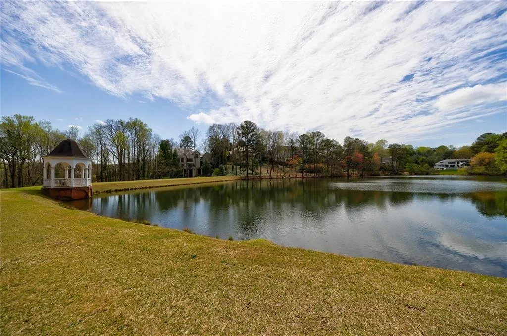 Powers Lake with walking trail