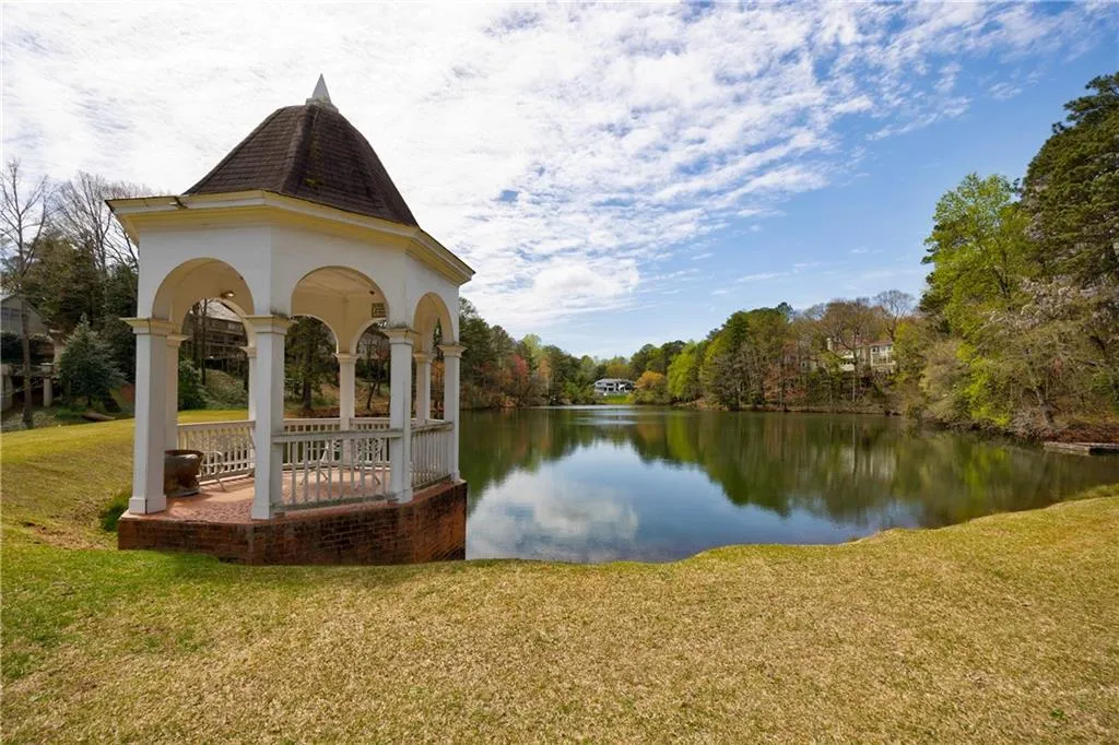 Gazebo on the lake