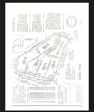 Survey map / technical document