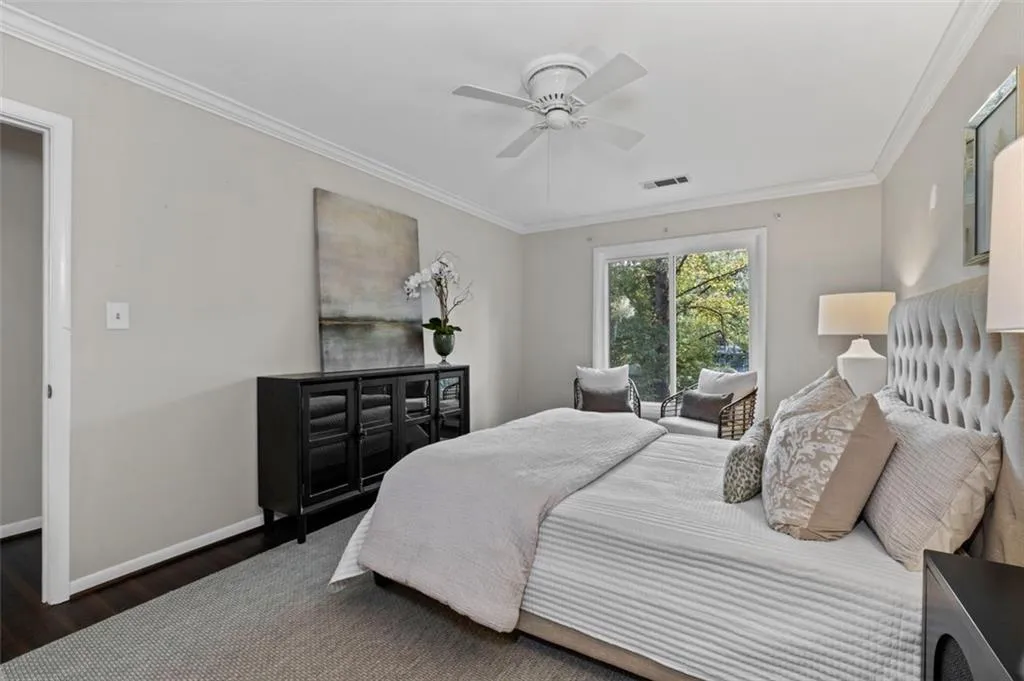 Primary Bedroom over looking lake