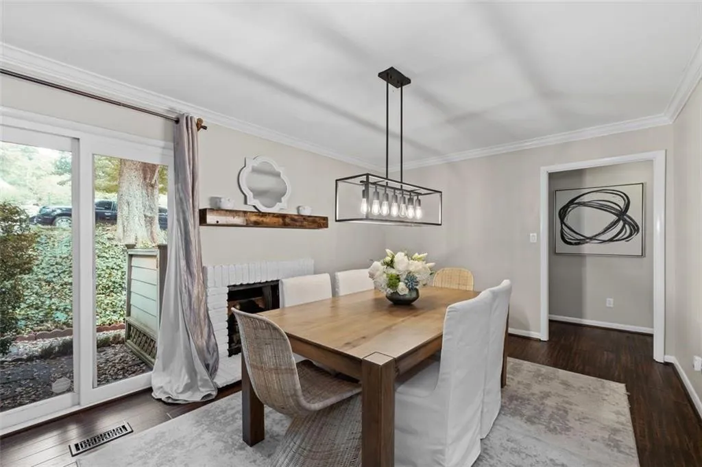 The Fireside room could be used as dining or a keeping room.