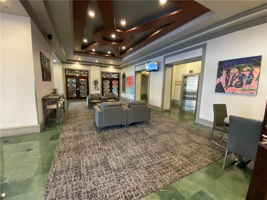 View of building lobby