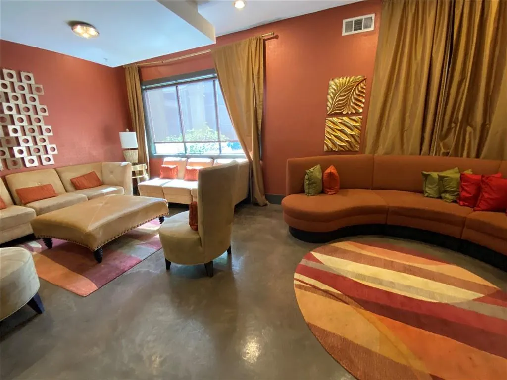 Common area with visible vents