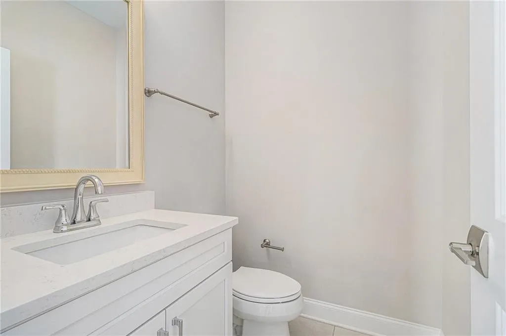 third level half bath