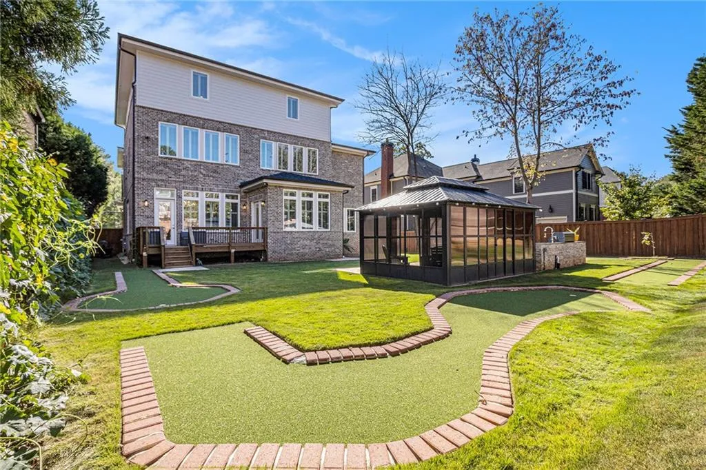 Private backyard