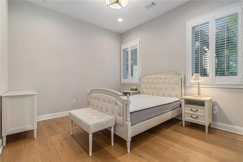 Bedroom #2 on second level has a jack-n-jill bathroom
