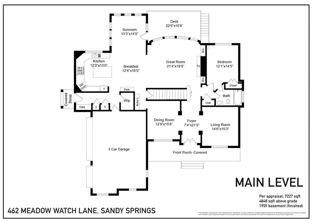 462 Meadow Watch Lane, Sandy Springs, Georgia 30350, 5 Bedrooms Bedrooms, ,6 BathroomsBathrooms,Residential,Sold,462 Meadow Watch Lane,6692659