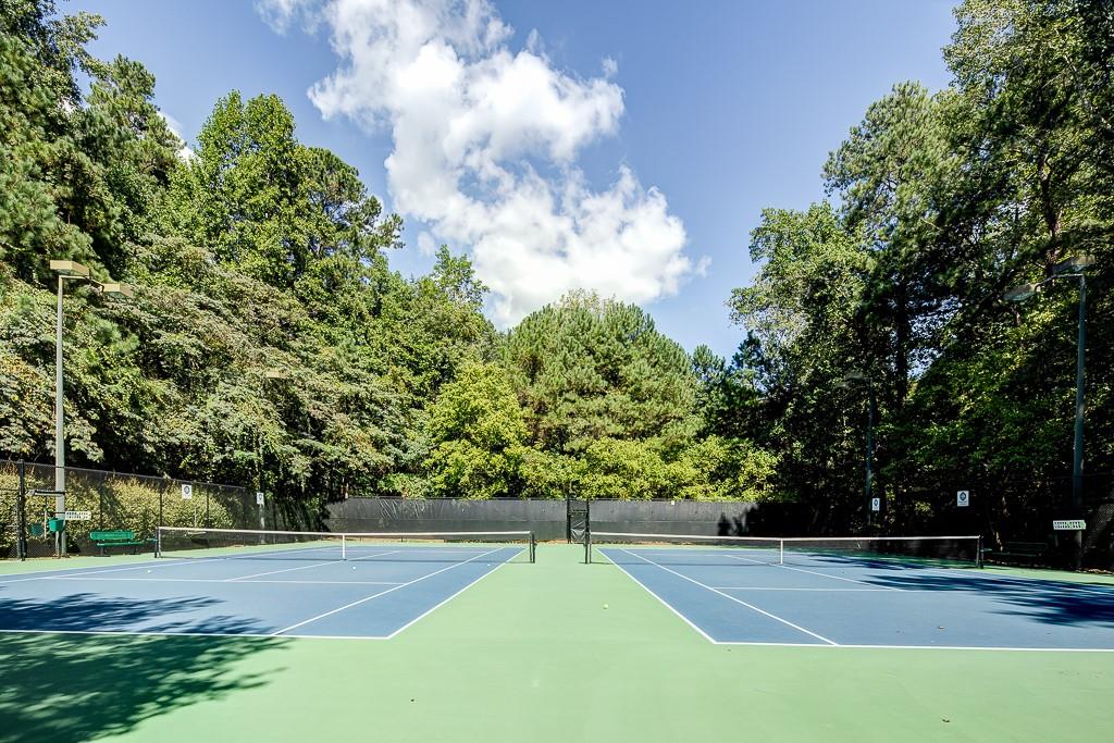 Sport courts, for tennis and pickleball