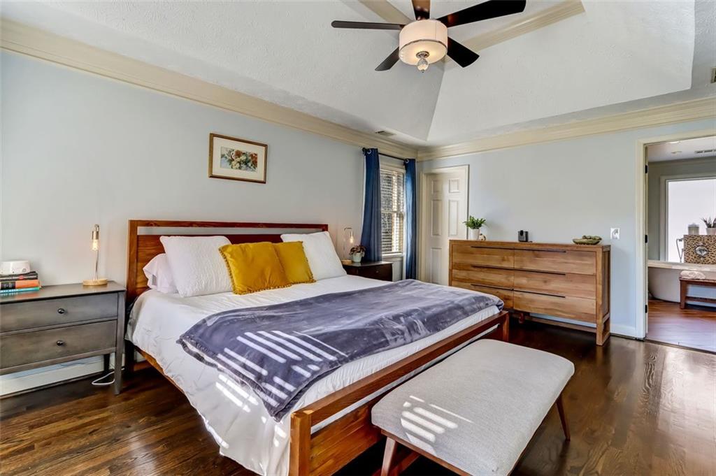 View shows the custom Closet entry and Spa- like Bath Entry