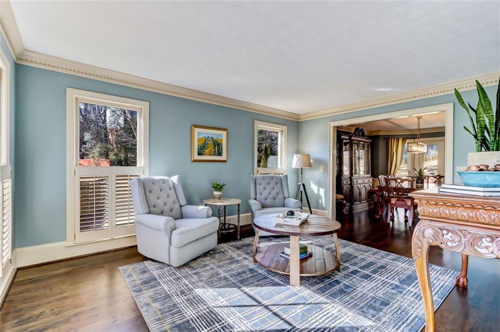Daylight drenches this lovely room