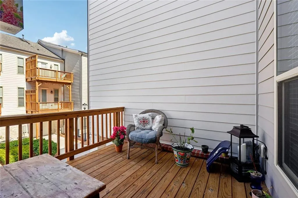 Private patio