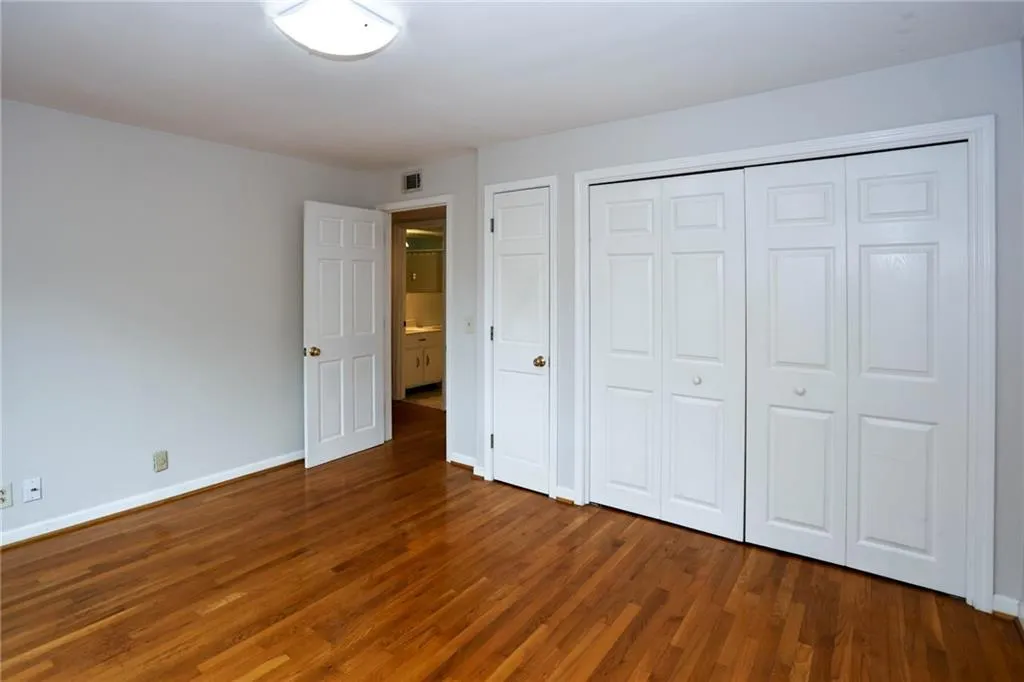 Bedroom with large closet
