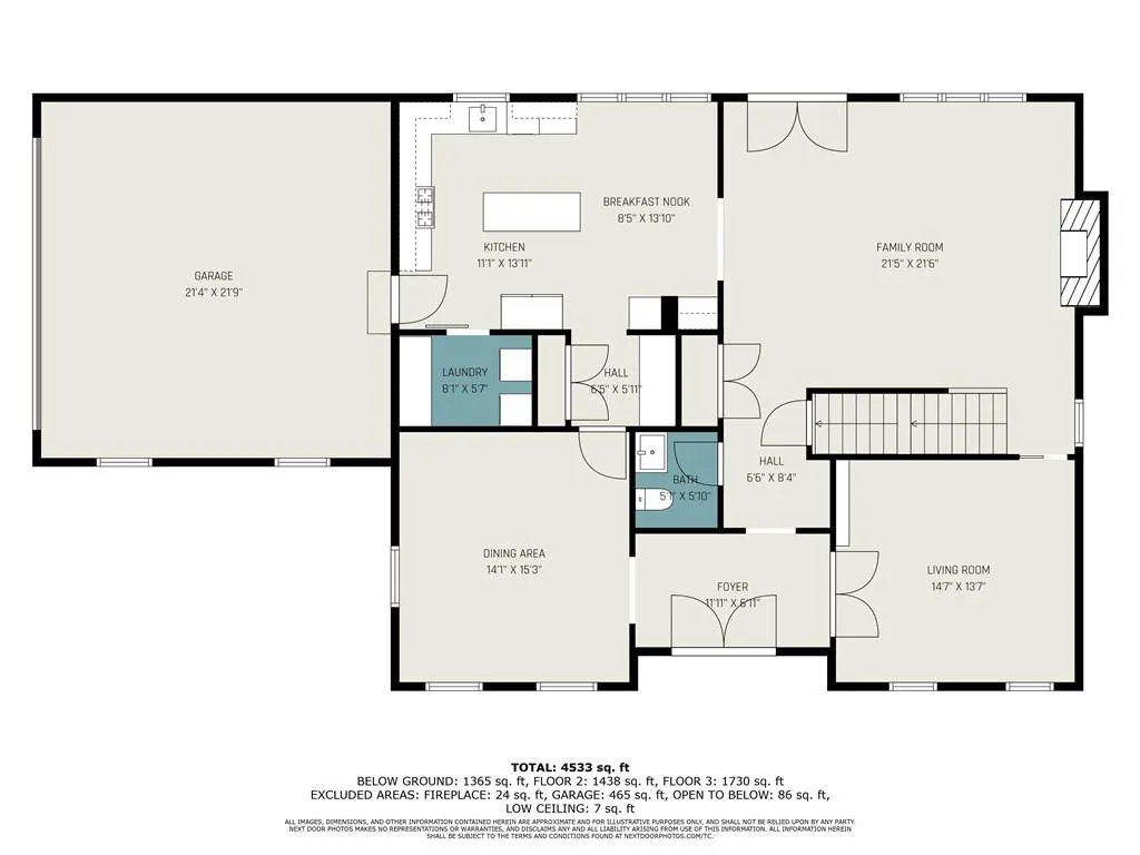 Main Level Floor plan