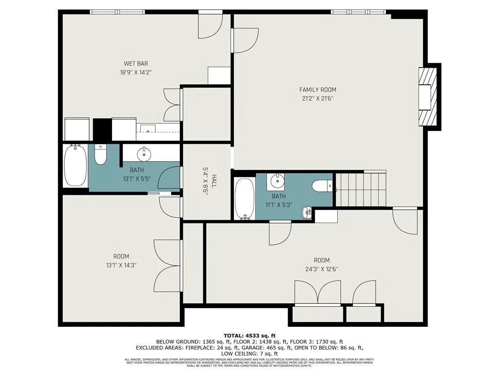 Terrace Level Floor Plan