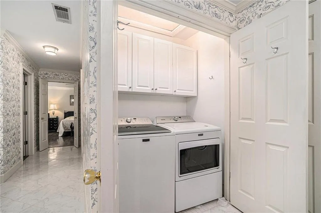 Laundry in owners' suite