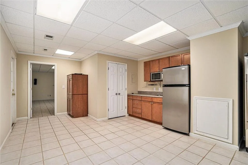 kitchenette on terrace level makes a nice in-law suite