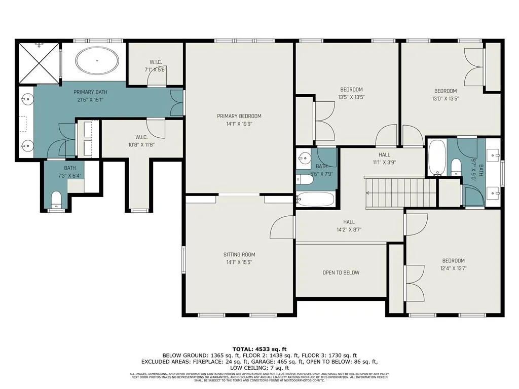 Upper Level Floor plan