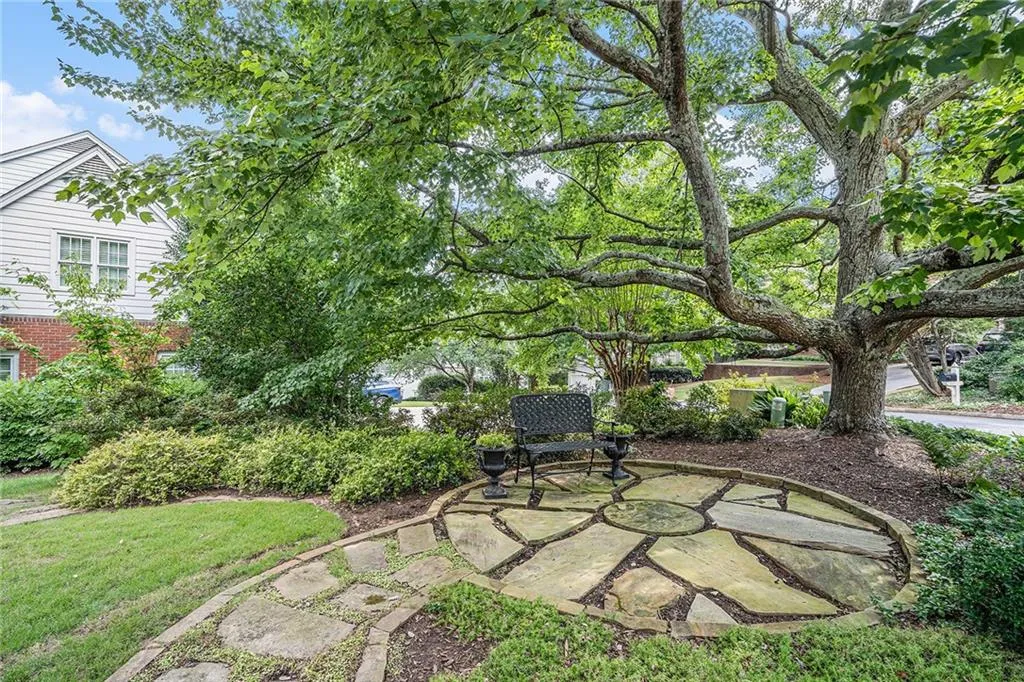 Sitting area in front of home