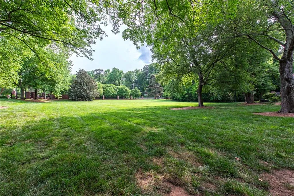 View of green lawn